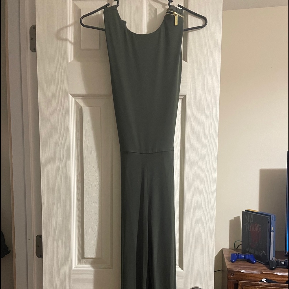 Olive green romper